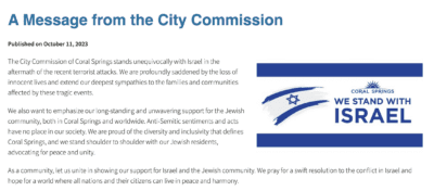 City's Pro-Israel Statement Sparks Debate: Residents Voice Concerns, Seek Inclusivity
